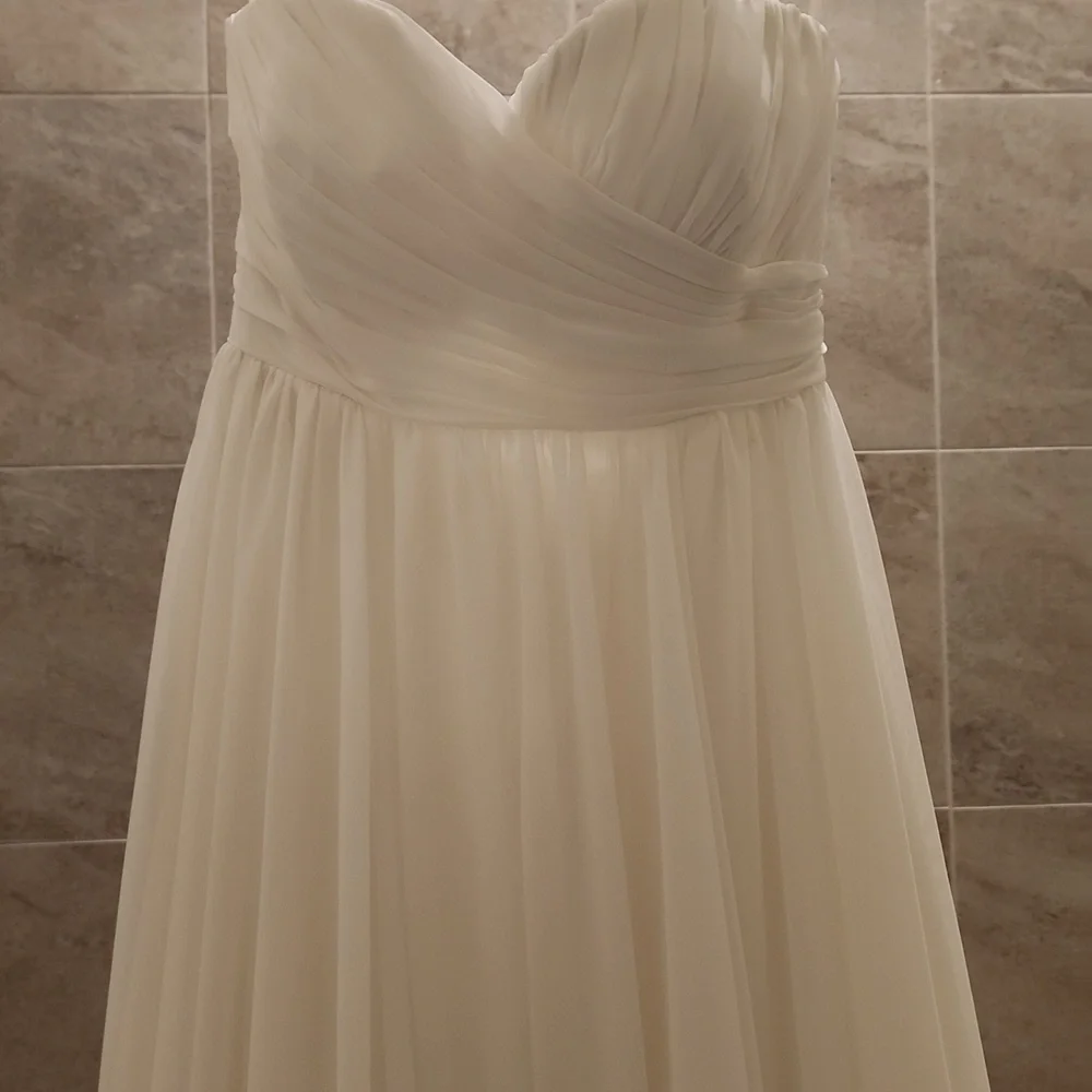 New Jasmine  Bridal collection Strapless Dress, F274, Size 4, Street Size 2 - Picture 9 of 9